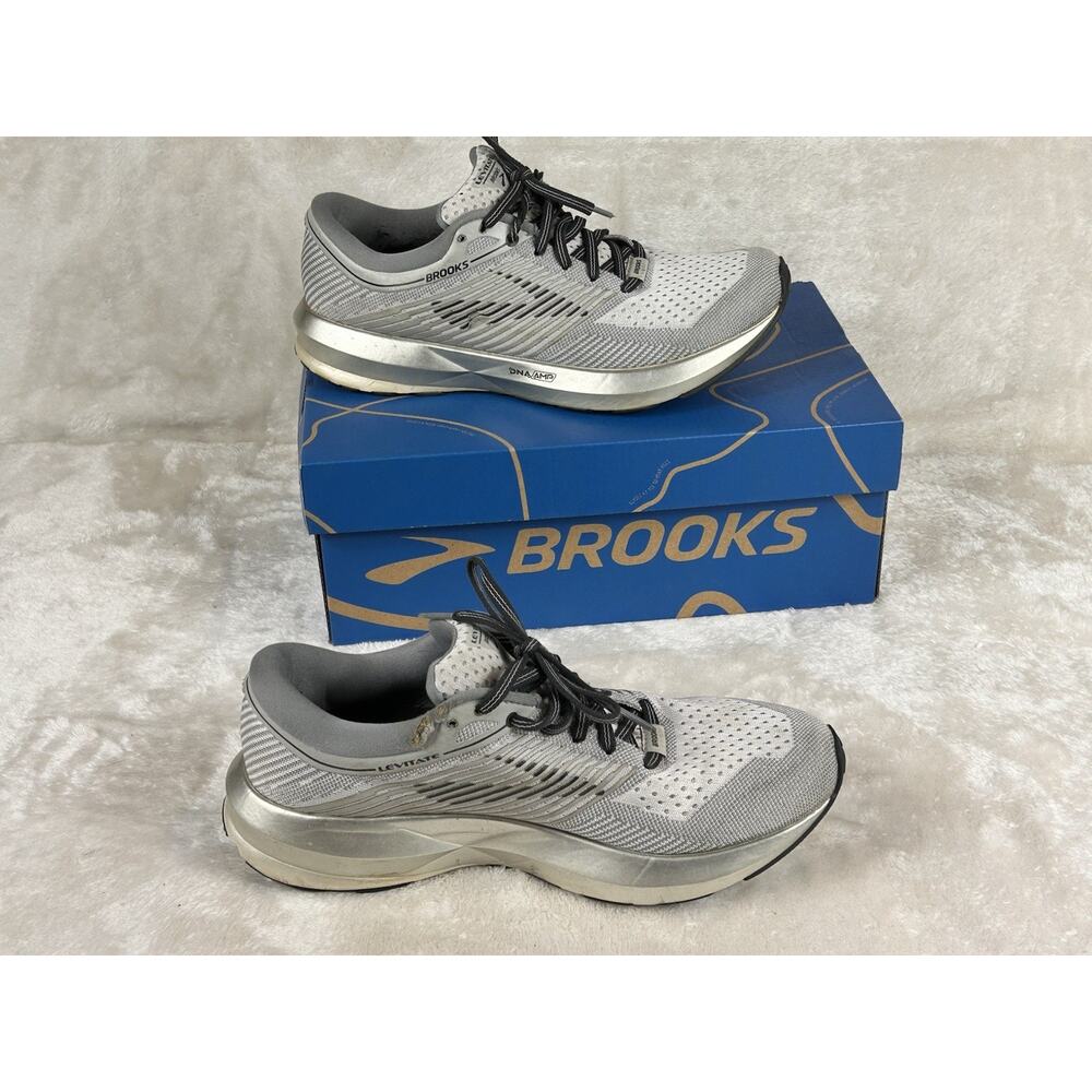 Brooks Womens Levitate 1202581B131 Gray Running Shoes Sneakers Sz 7.5 M (B) - Picture 3 of 9